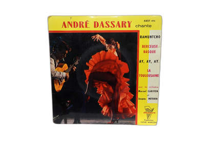 André Dassary Ramuntcho Berceuse Basque 45 Rpm Vinyl Trianon