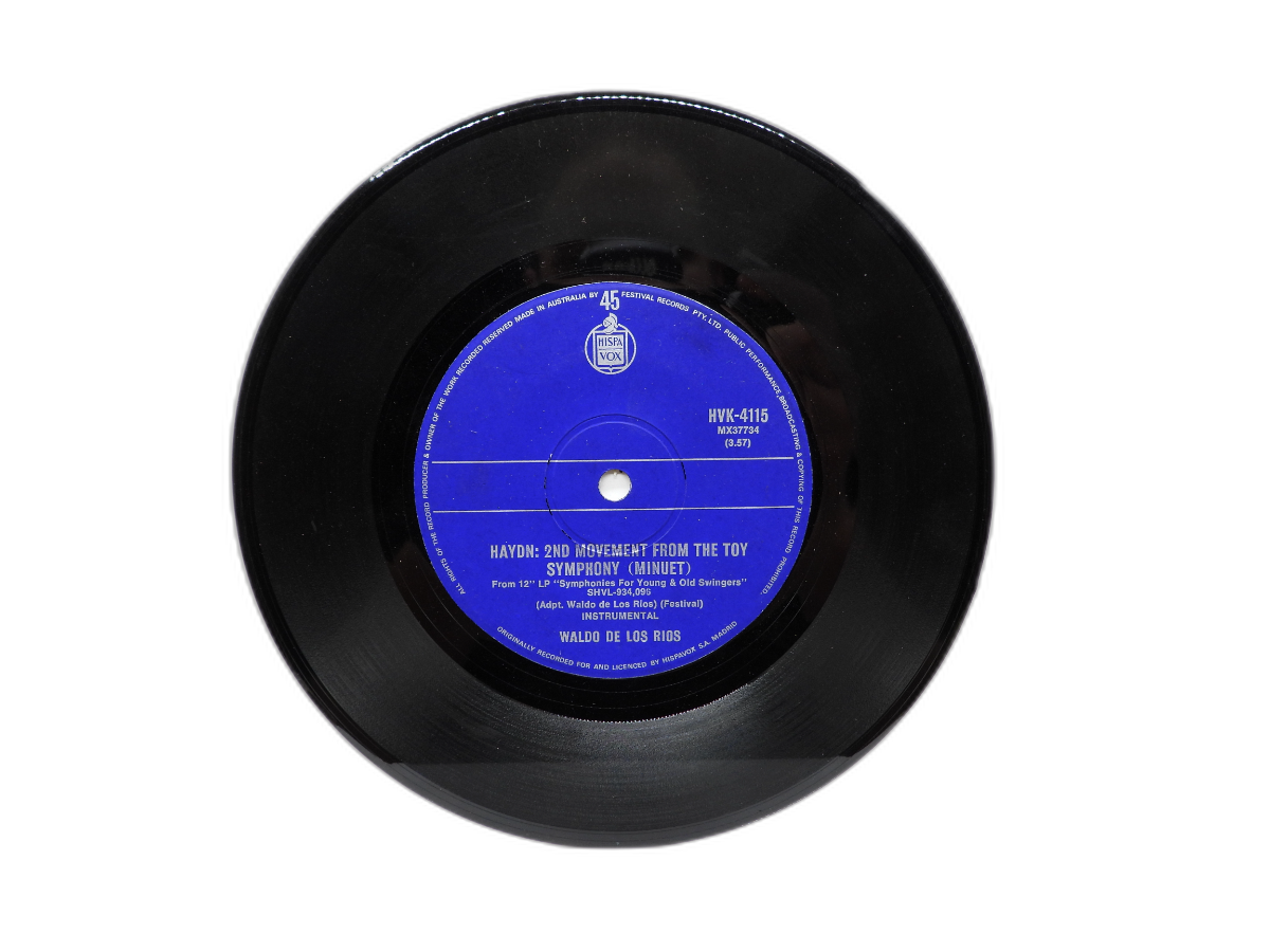 Haydn & Mozart 45 Rpm Vinyl Record Hvk 4115 Hispavox