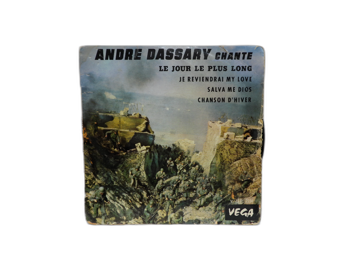 Andre Dassary Le Jour Le Plus Long 45 Rpm Vinyl Record Vega