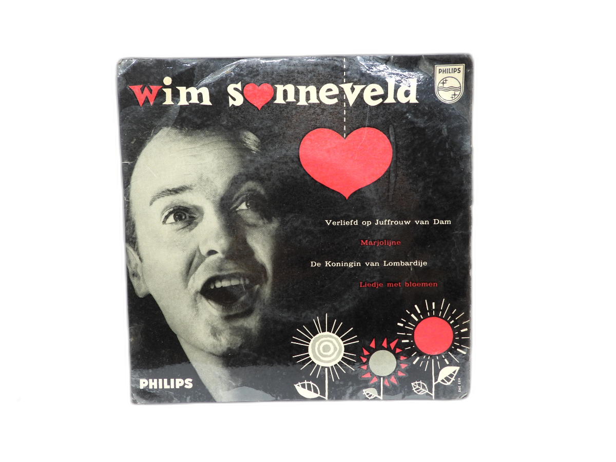 Wim Sonneveld Verliefd Op Juffrouw Van Dam 7" Vinyl Record Philips