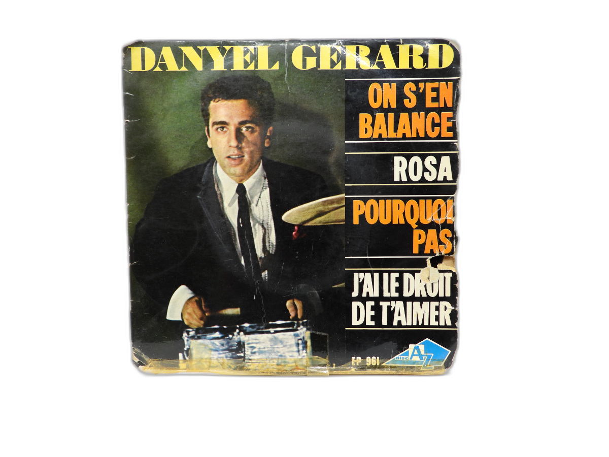 Danyel Gerard on S'en Balance 45 Rpm Vinyl Record Disc Az