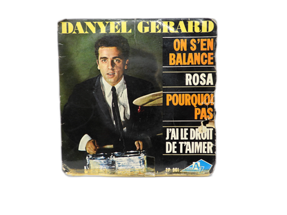 Danyel Gerard on S'en Balance 45 Rpm Vinyl Record Disc Az