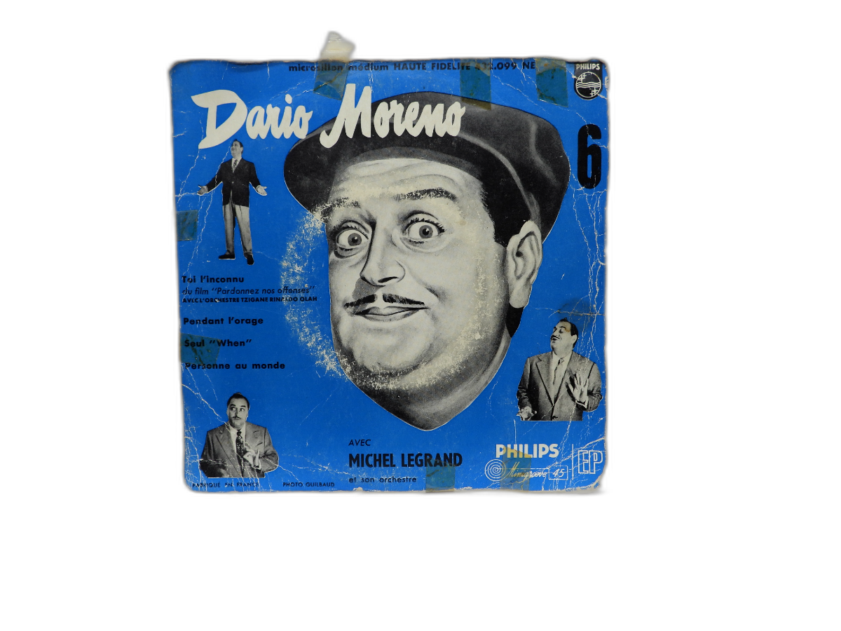 Dario Moreno Ep Record Vinyl 45 Rpm Philips 432.099 Ne