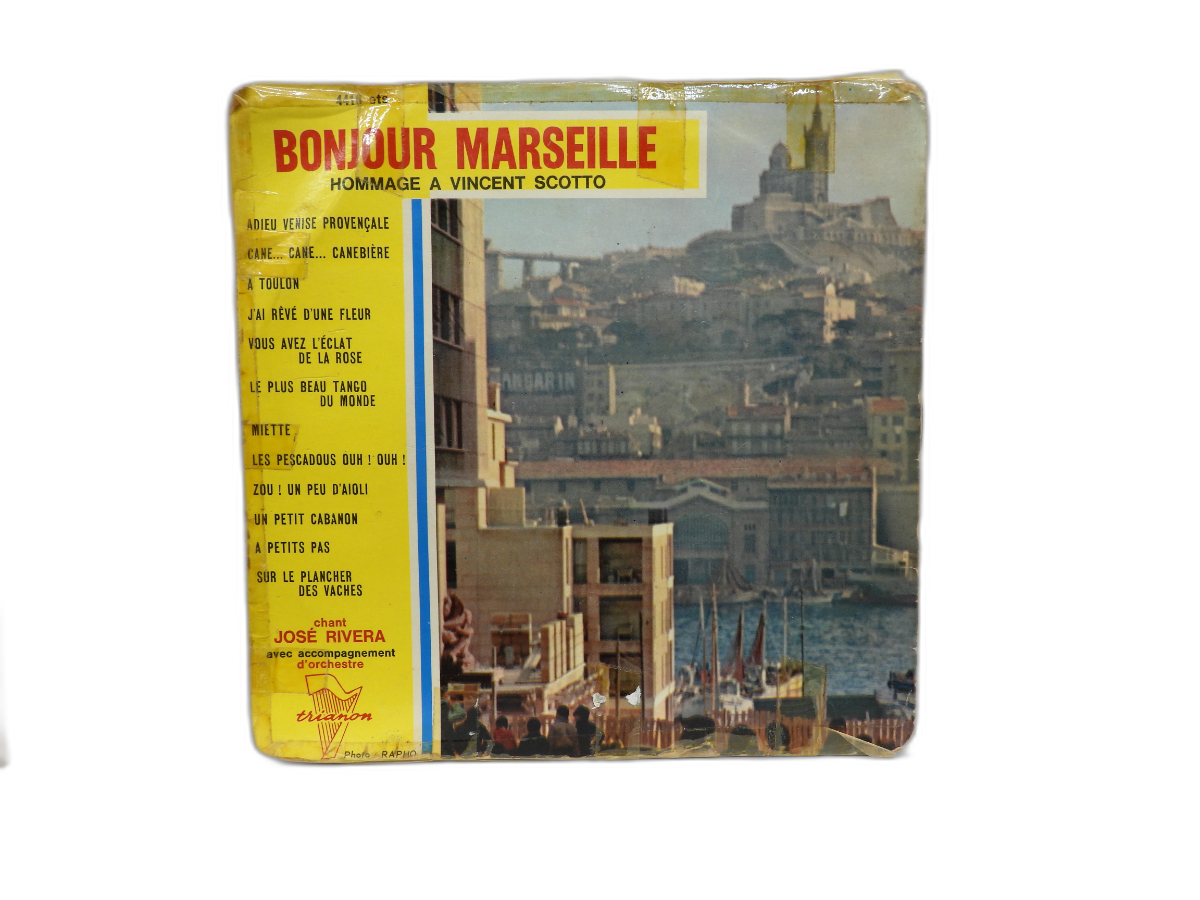 Bonjour Marseille Hommage a Vincent Scotto Vinyl Record 45 Rpm Trianon