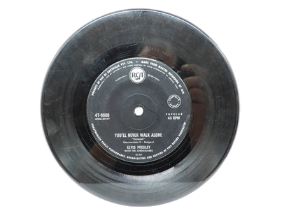 Elvis Presley You'll Never Walk Alone / We Call on Him 45 Rpm Vinyl Single Rca