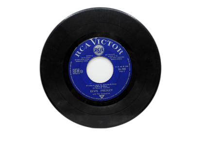 Elvis Presley It's Now Or Never / a Mess of Blues 45 Rpm Vinyl Rca Victor