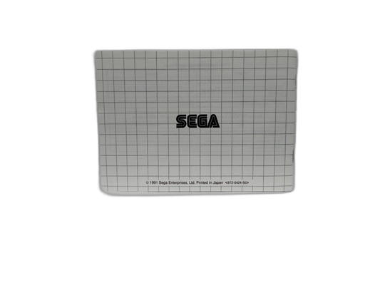 Sega Game Gear Tv Tuner Adaptor Instruction Manual