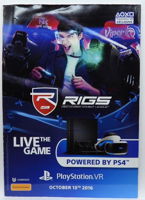 Rigs Mechanized Combat League Playstation Vr Magazine Game
