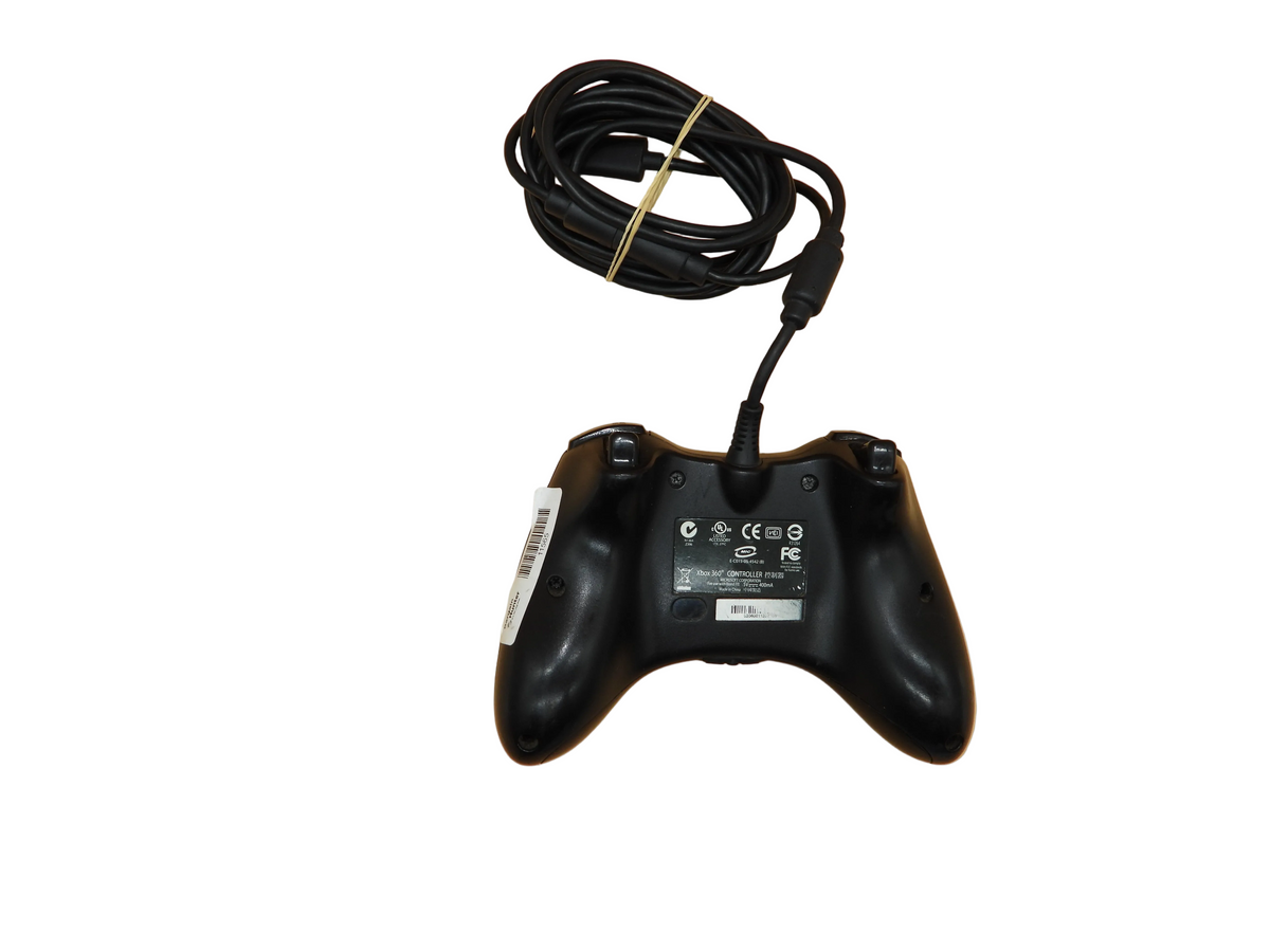 Microsoft Xbox 360 Black Wired Controller Game