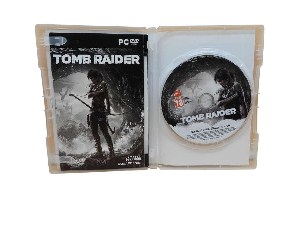Tomb Raider Pc Dvd Game Square Enix Crystal Dynamics