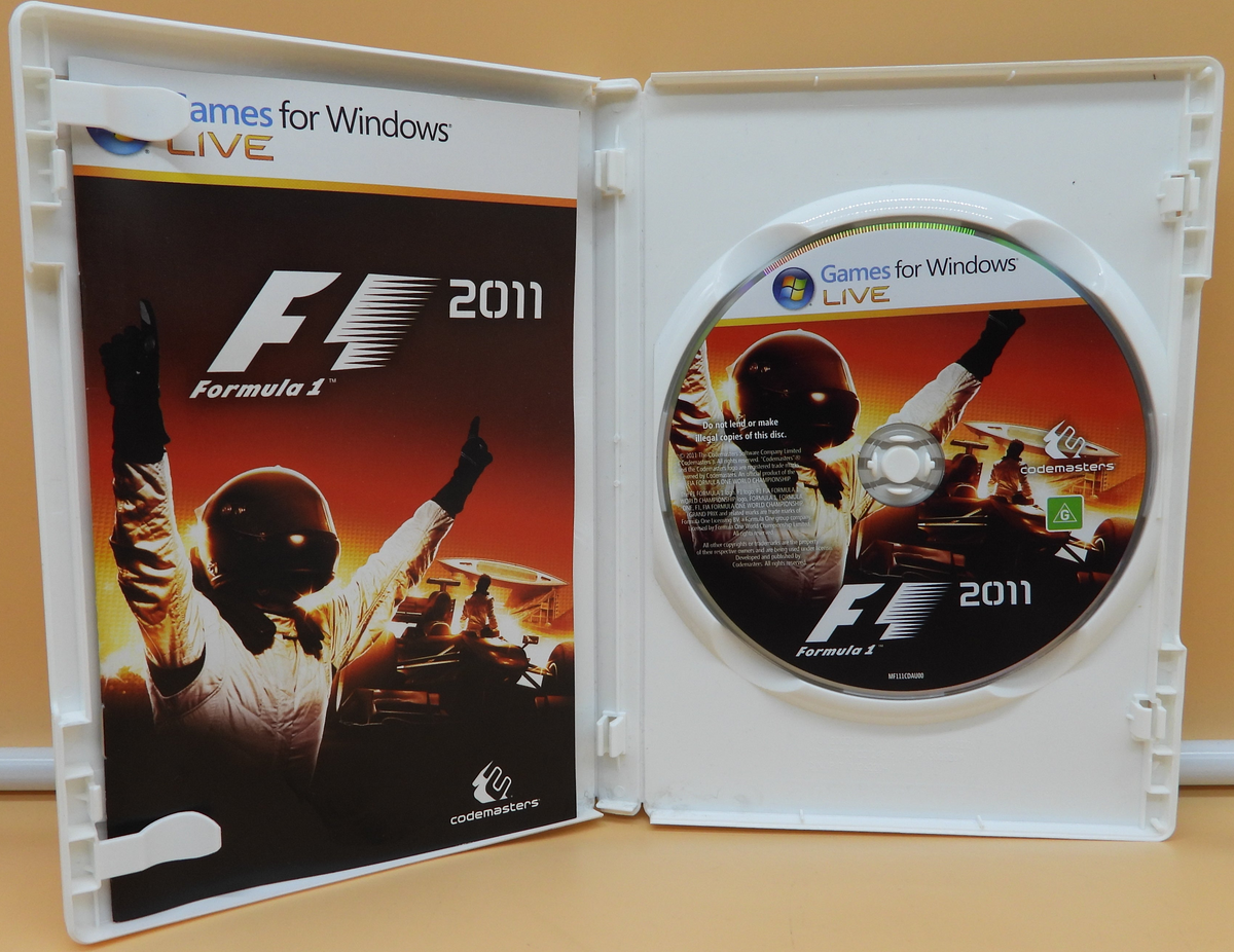 F1 2011 Pc Dvd Racing Game By Codemasters