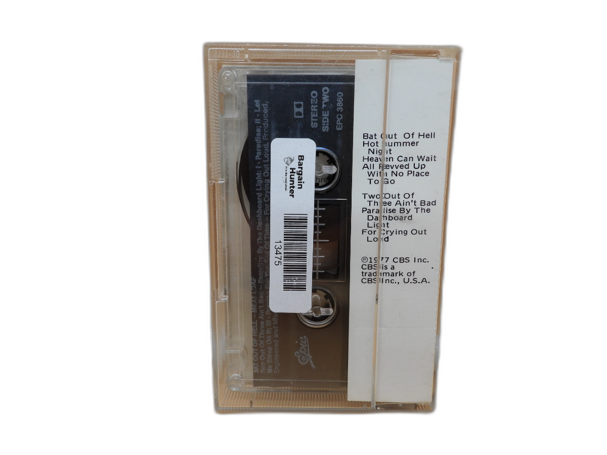Meat Loaf Bat Out of Hell Cassette Tape