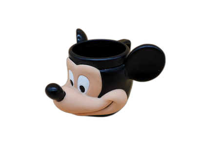 Vintage Disney 1992 Mickey Mouse 3D Face Coffee Cup Collectable Mug