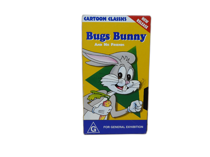 Bugs Bunny Cartoon Classics Vhs Tape