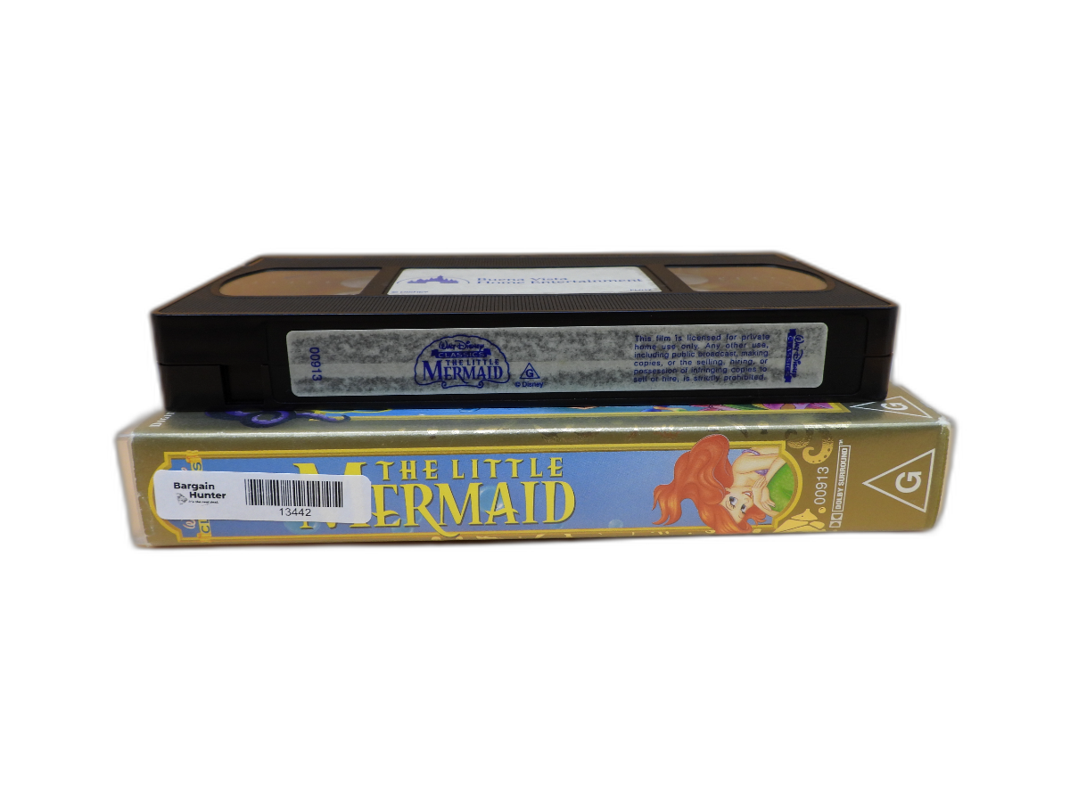 Walt Disney the Little Mermaid Vhs Tape