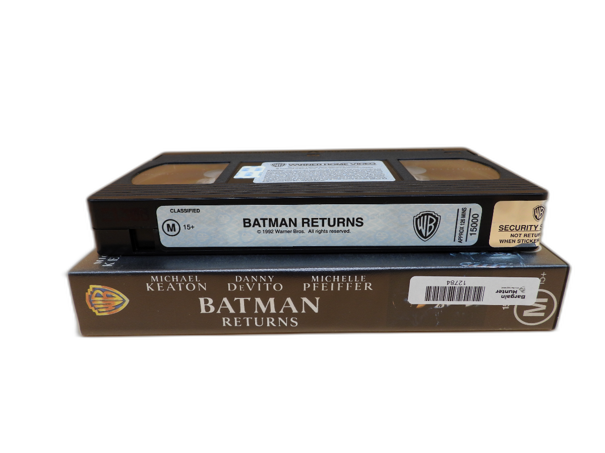 Batman Returns 1992 Vhs Tape Warner Bros Warner Bros.