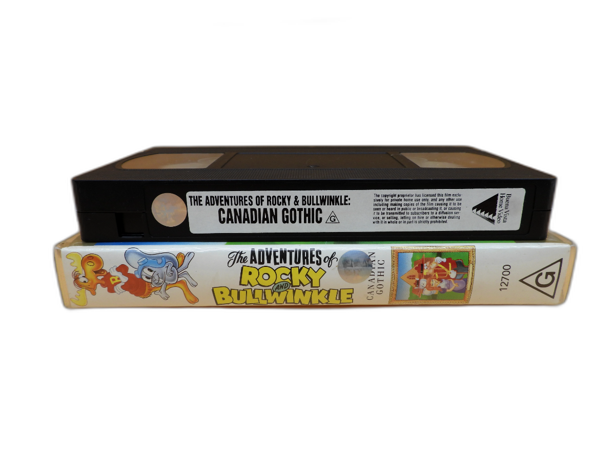The Adventures of Rocky and Bullwinkle Vhs Tape Buena Vista Home Video
