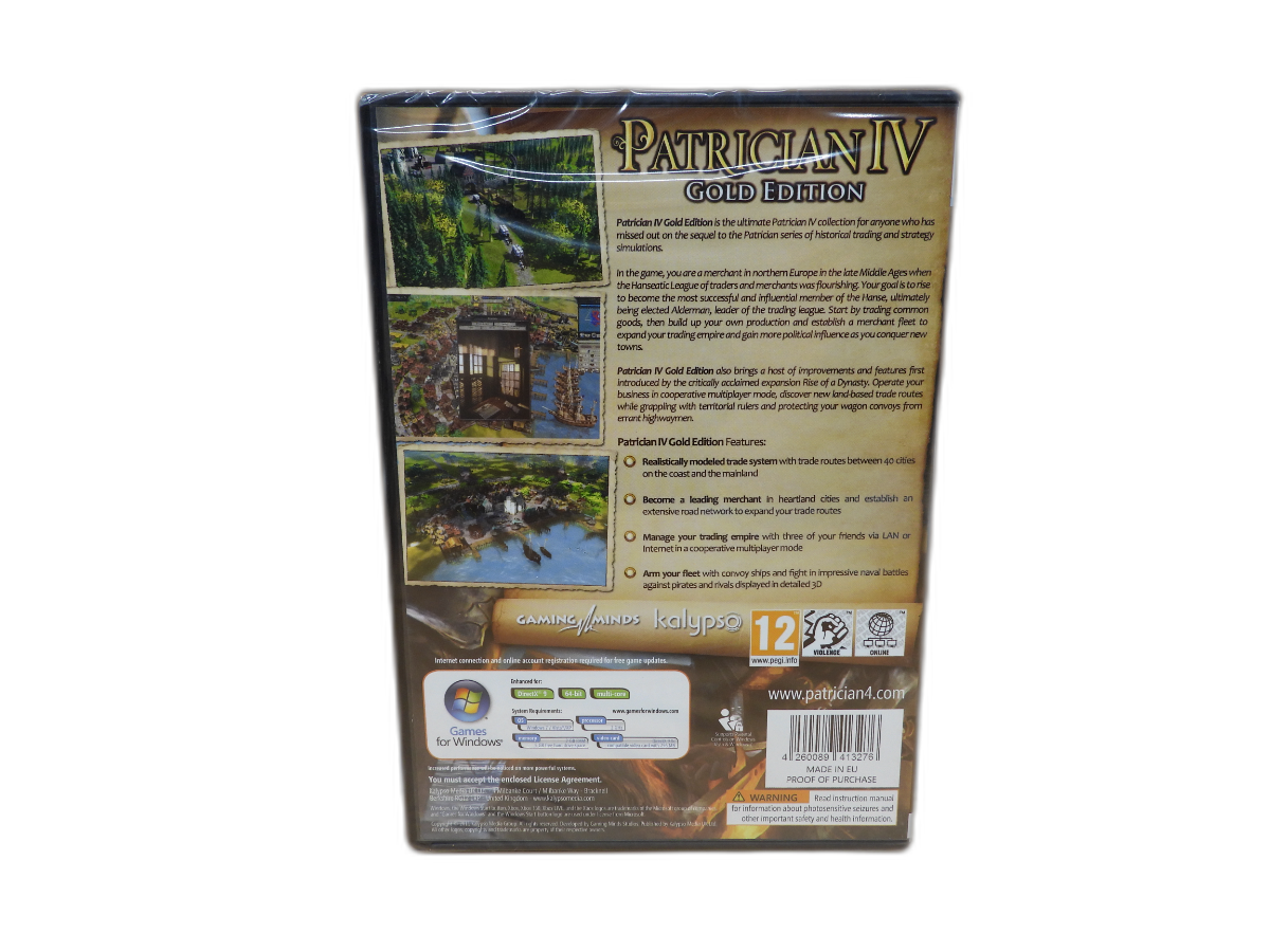 Patrician Iv Gold Edition Pc Game Kalypso