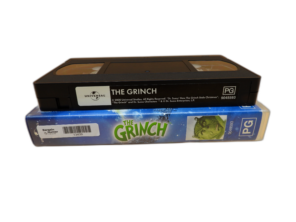 The Grinch Vhs Tape Jim Carrey Pg Rated Universal