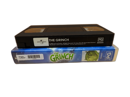 The Grinch Vhs Tape Jim Carrey Pg Rated Universal