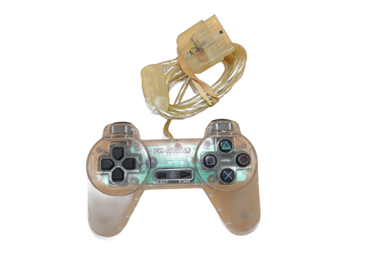 Psx Wired Transparent Playstation Controller Game