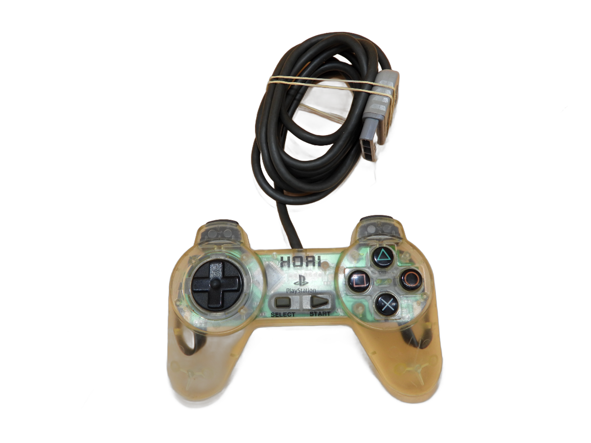 Hori Scp 007x Clear Wired Playstation Controller Game