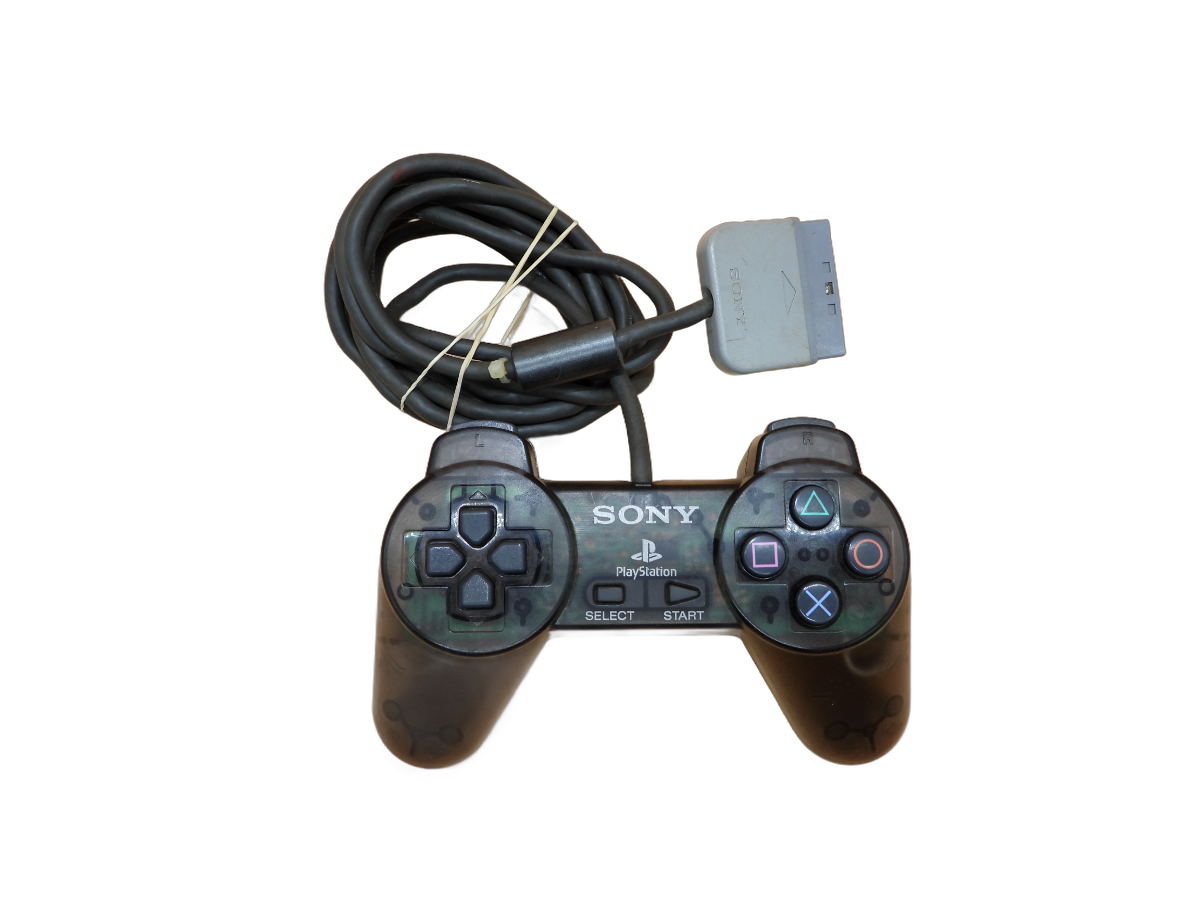 Sony PS1 Controller Scph 1080 Grey Smoke PlayStation Game