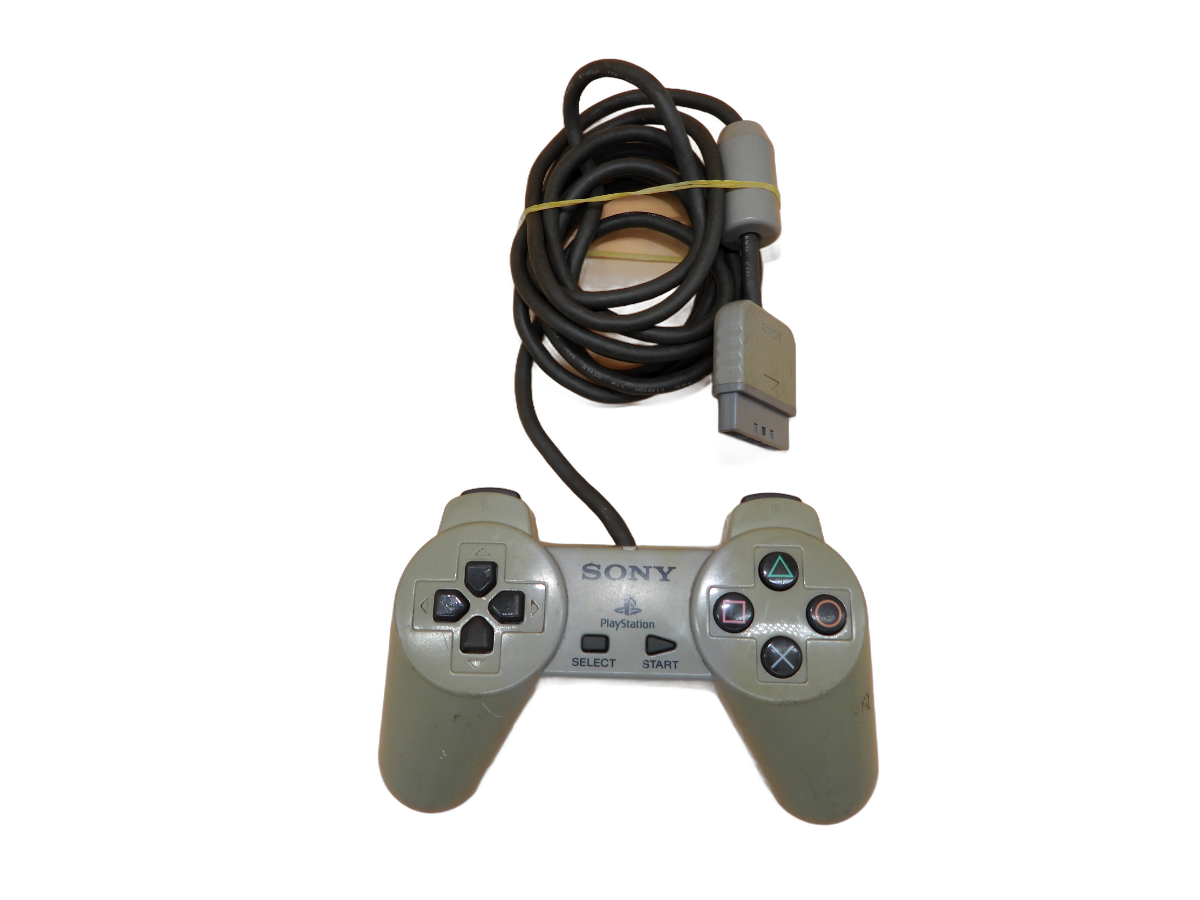 Sony PlayStation Scph 1080 Wired Controller Game OK Condition 