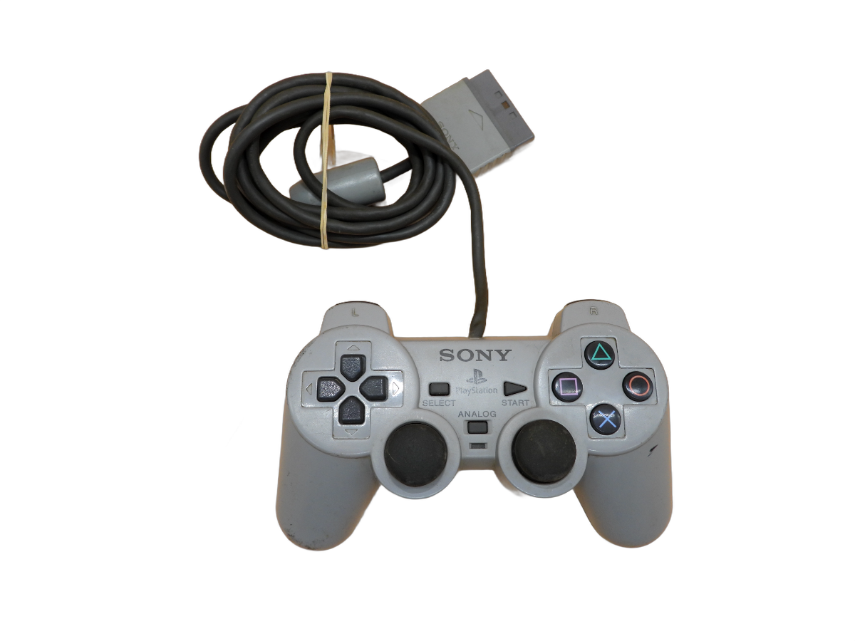 Sony PlayStation Scph 1010 Analog Wired Controller Game DAMGED 