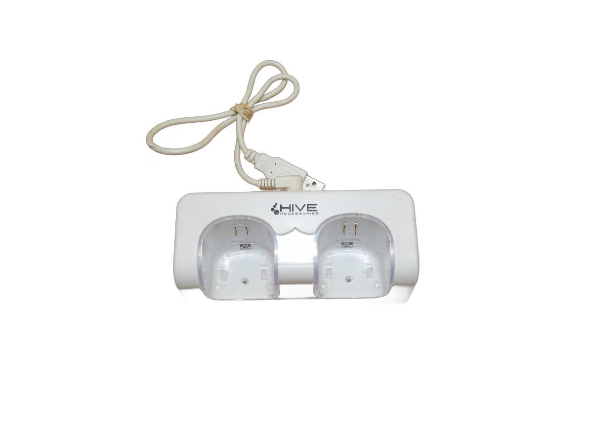 Hive Accessories Wii Controller Usb Recharge Dock NO BATTERIES 