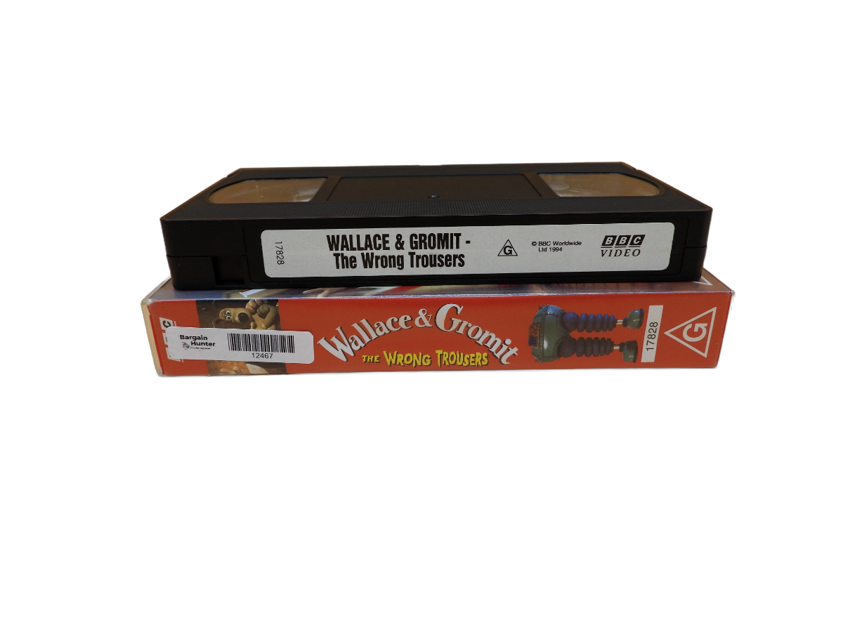 Wallace & Gromit the Wrong Trousers Vhs Bbc Video