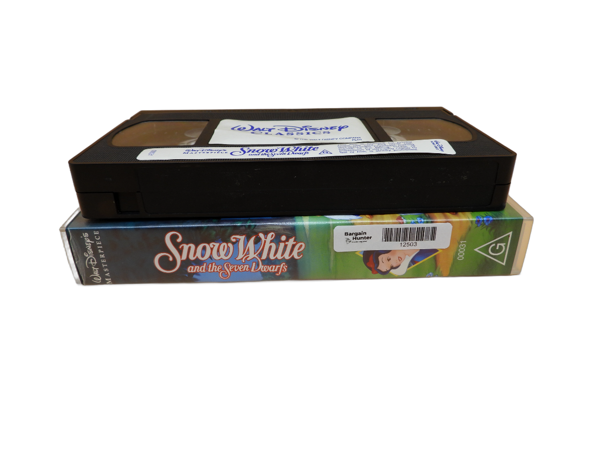 Walt Disney Snow White and the Seven Dwarfs Vhs Tape