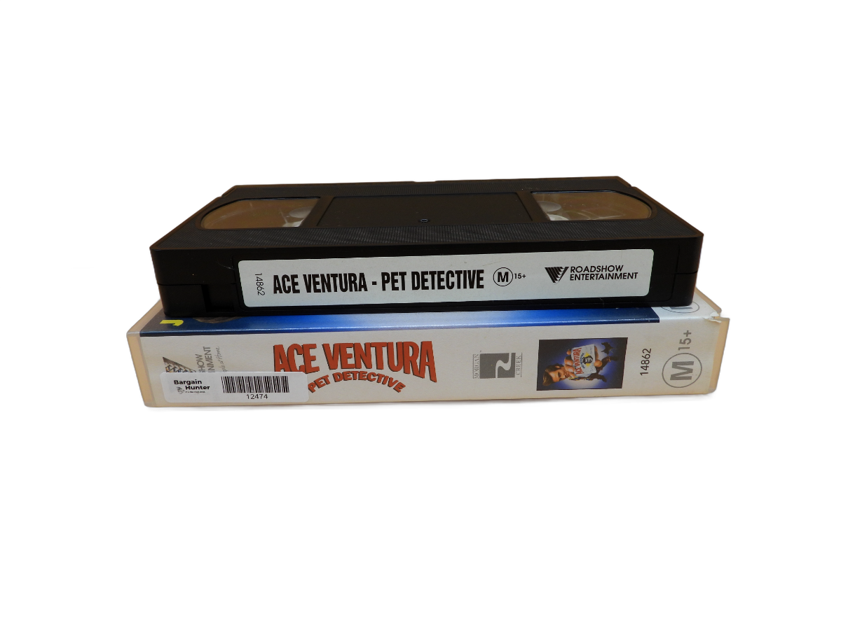 Ace Ventura Pet Detective Vhs Tape 1994 Roadshow Entertainment
