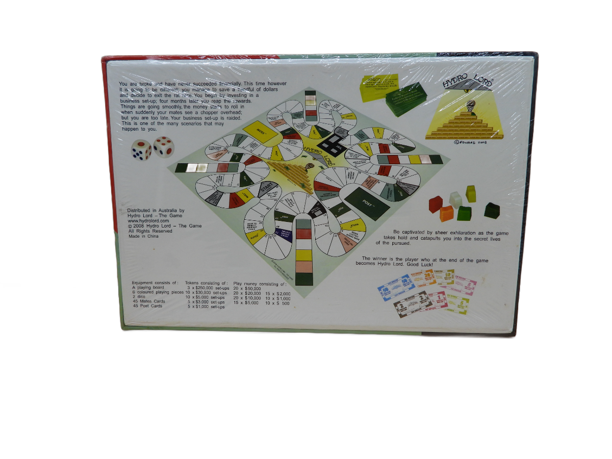 Hydro Lord Board Game Strategy Money Game