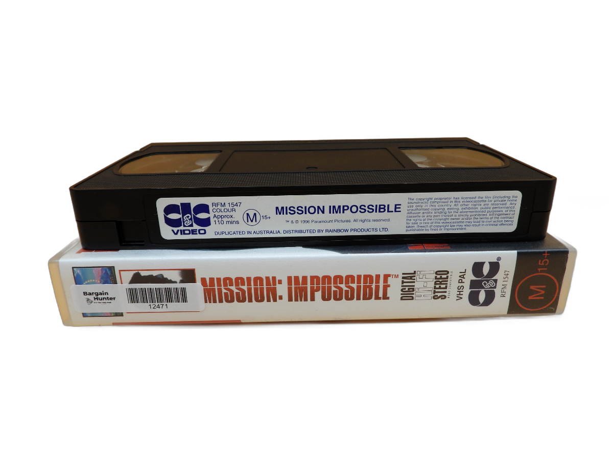 Mission Impossible Vhs Tape Rfm 1547 Rainbow Products Rainbow Products Ltd.