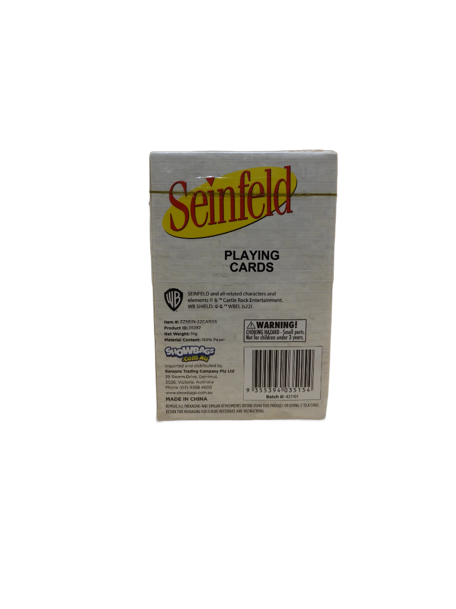 Seinfeld Playing Cards Card Deck