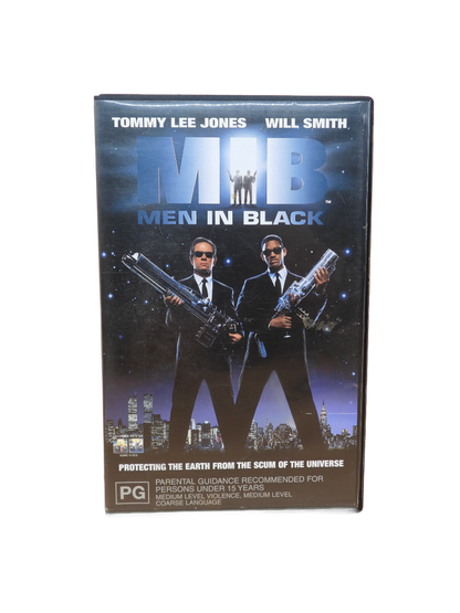 Men in Black Vhs Tape 1997 Will Smith Tommy Lee Jones Columbia Tristar