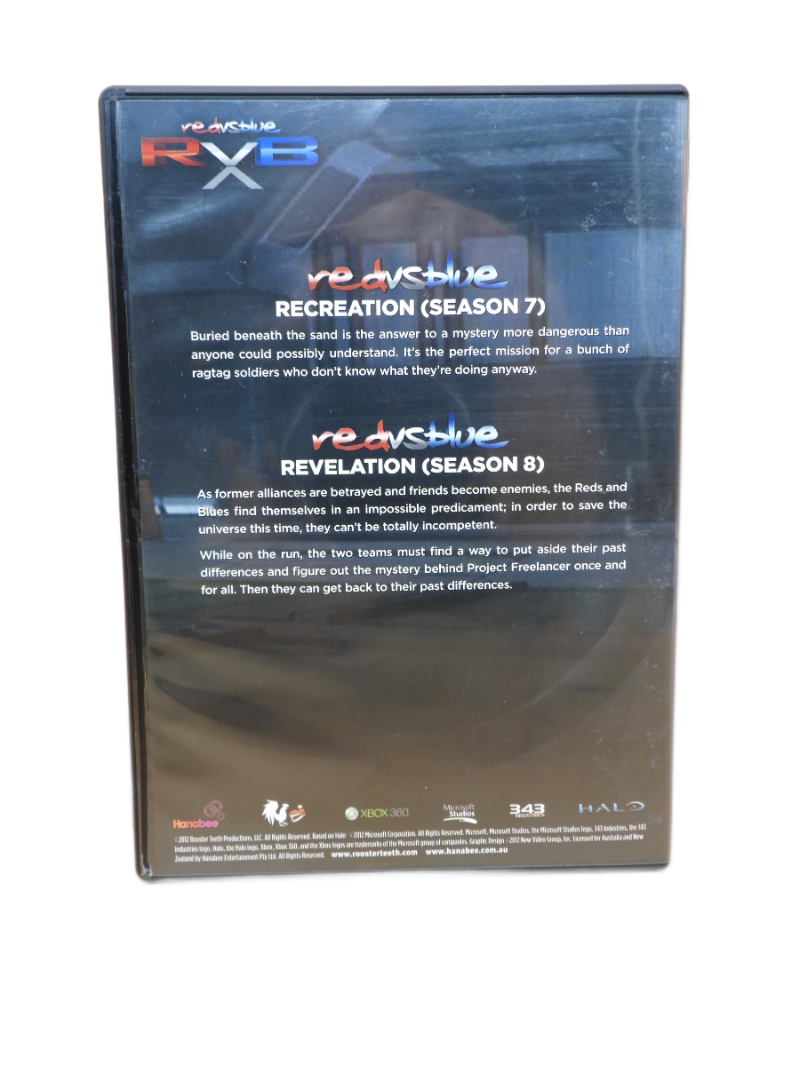 Red Vs Blue Rxb Season 7 & 8 Xbox 360 Hanabee Game