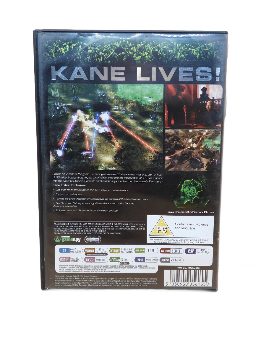 Command & Conquer 3 Tiberium Wars Kane Edition Pc Dvd Electronic Arts Game