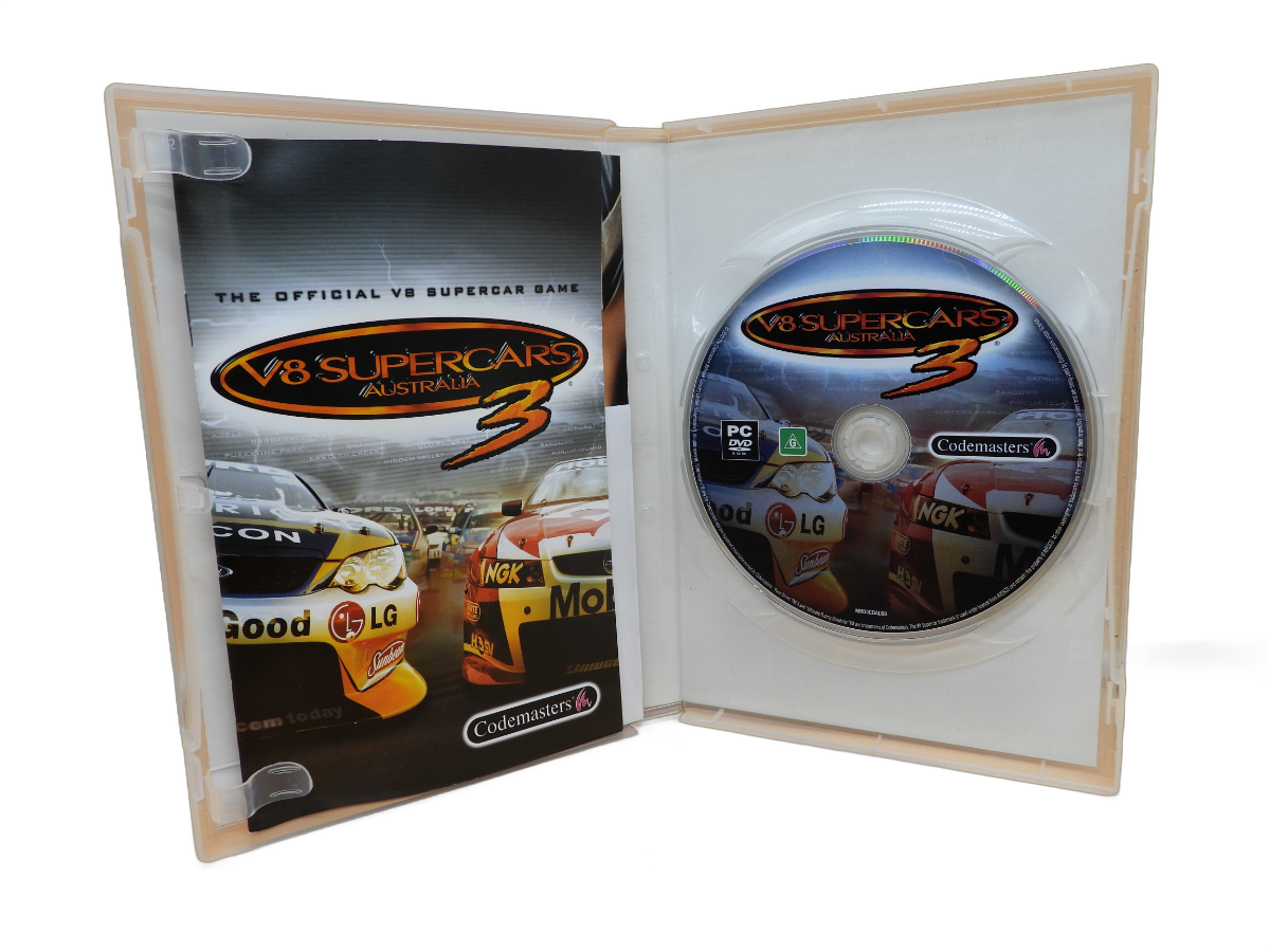 V8 Supercars Australia 3 Pc Racing Simulator Codemasters Game