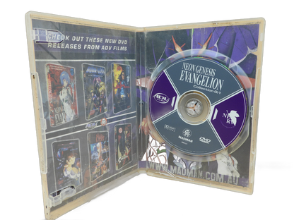 Neon Genesis Evangelion Collection 0 1 Dvd Adv Films WATER DAMGED