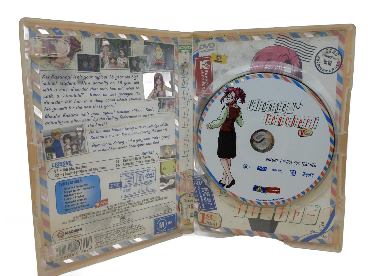 Please Teacher! Volume 1 Hot for Teacher Dvd Madman WATER DAMGED