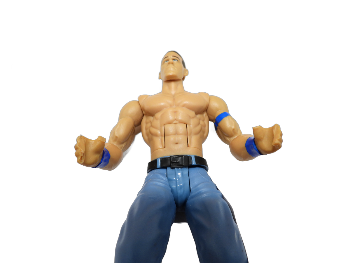 Wwe John Cena Wrestling Action Figure DAMGED HANDS