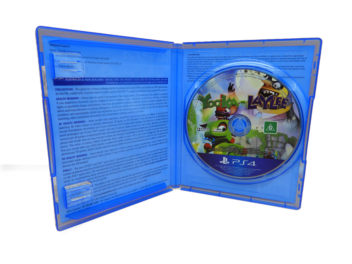 Yooka Laylee PS4 Platformer Game Playtonic Games