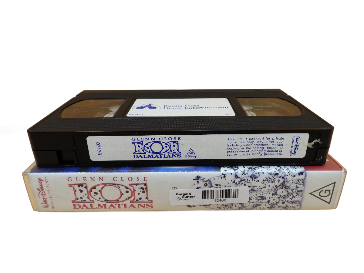 101 Dalmatians Disney Vhs Tape Glenn Close Walt Disney