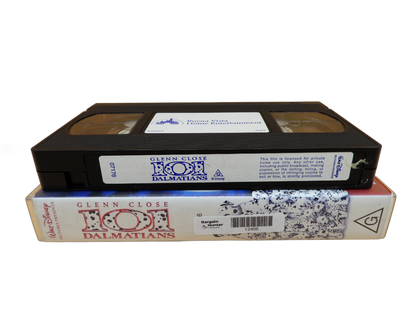 101 Dalmatians Disney Vhs Tape Glenn Close Walt Disney