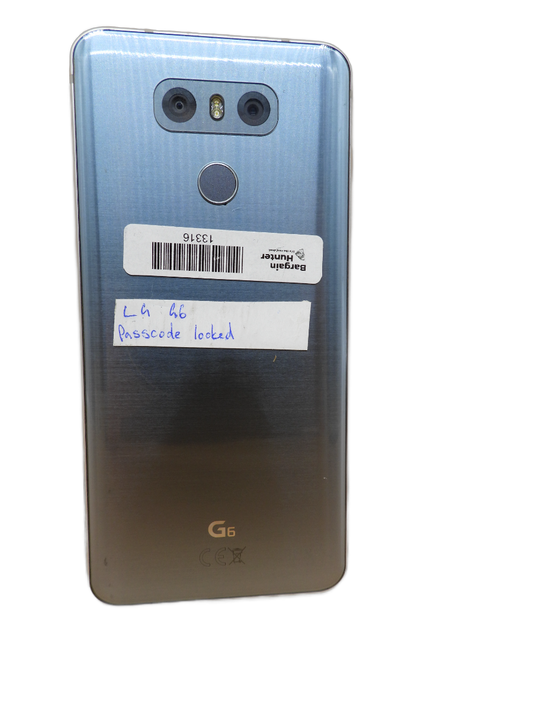 Lg G6 32gb Silver Smartphone LOCKED PARTS ONLY 