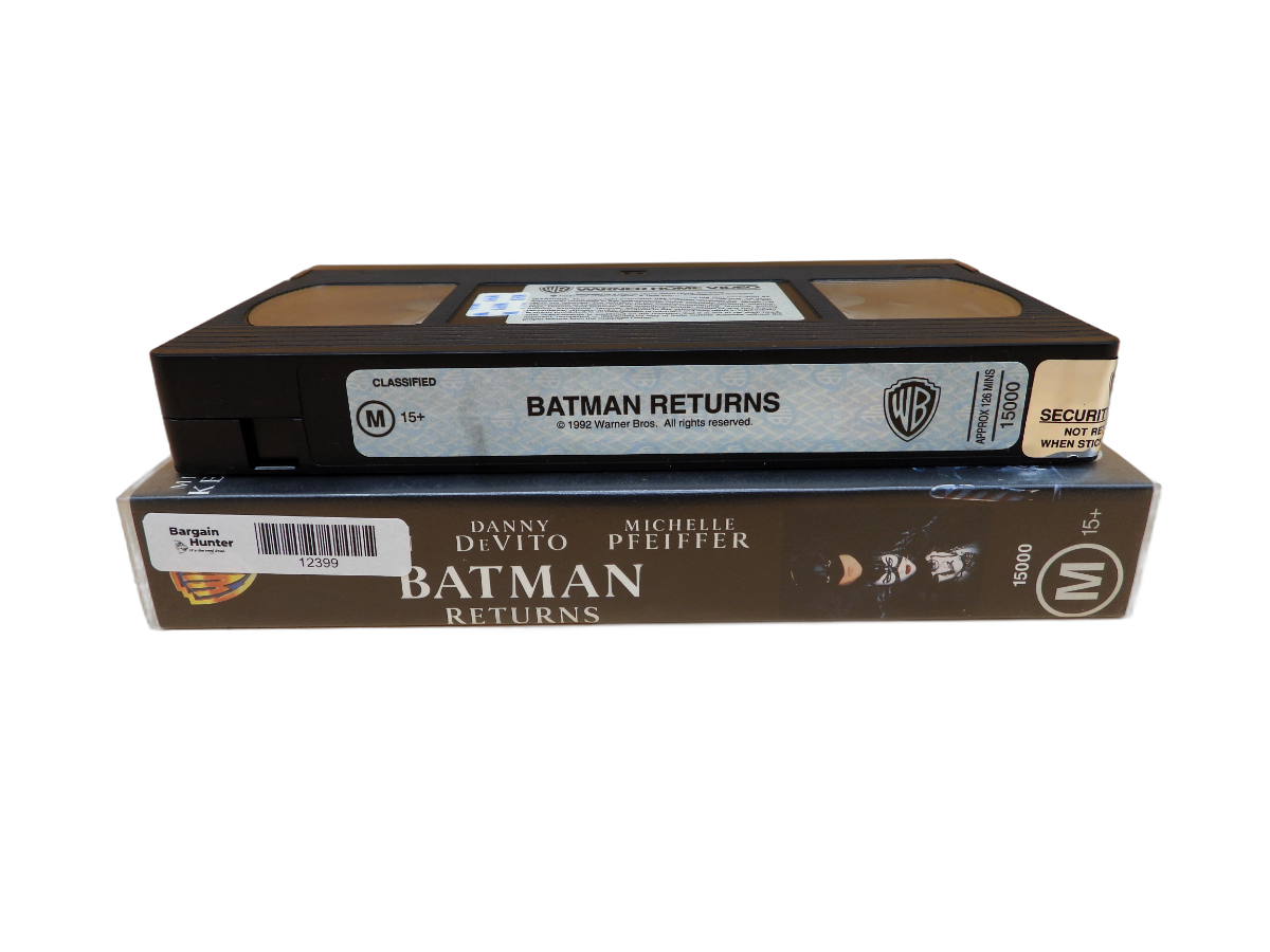 Batman Returns 1992 Vhs Tape Warner Bros.