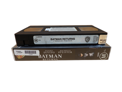 Batman Returns 1992 Vhs Tape Warner Bros.