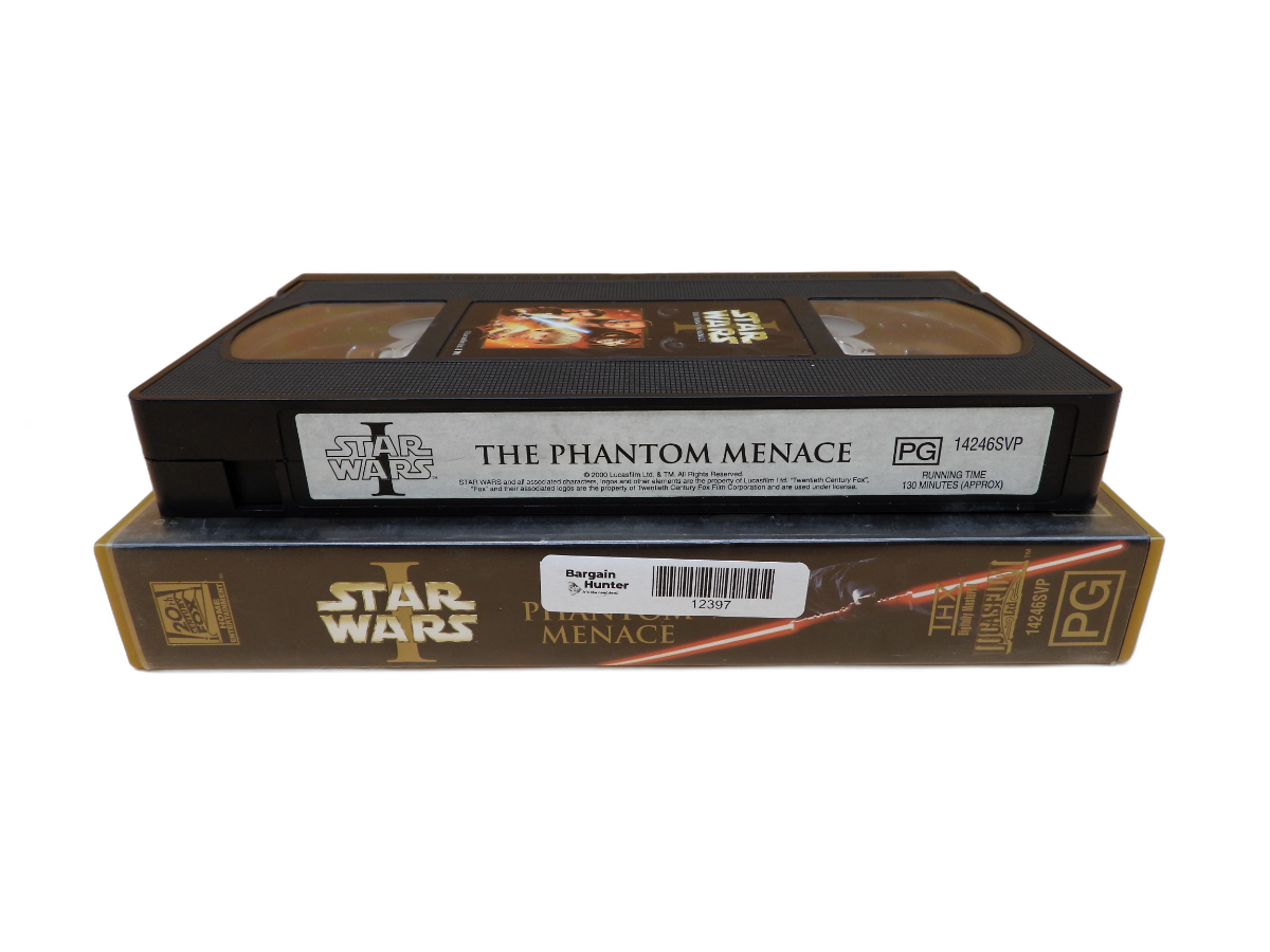 Star Wars Episode I the Phantom Menace Vhs Tape 20th Century Fox Home Entertainm